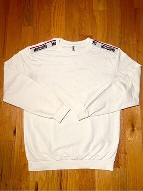 Moschino Logotape Crewneck Sweatshirt